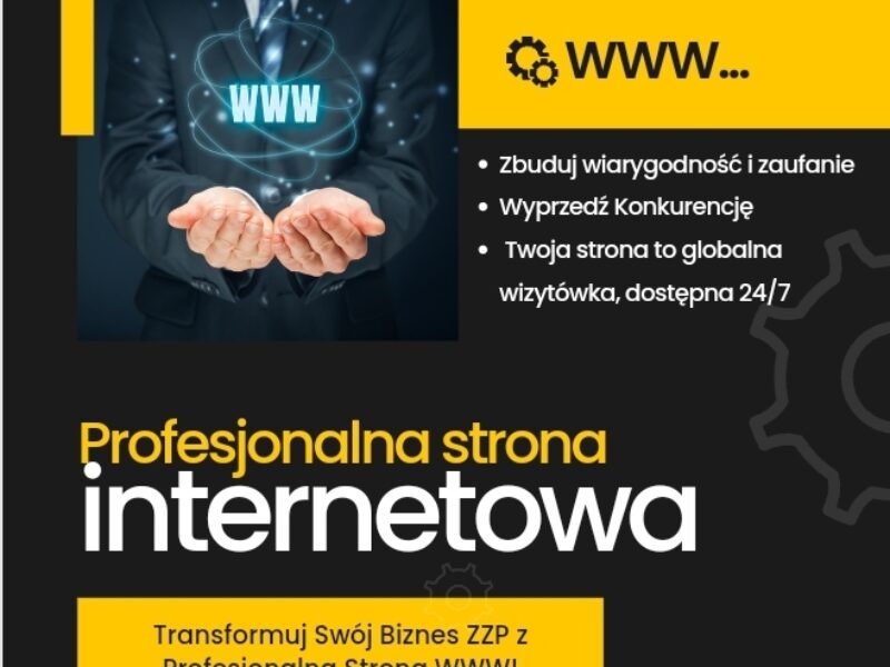 馃敟Transformuj Sw贸j Biznes ZZP z Profesjonaln膮 Stron膮 WWW!